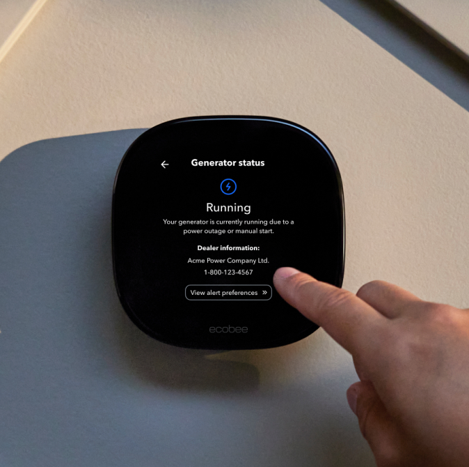 Visibilidad del estado del generador