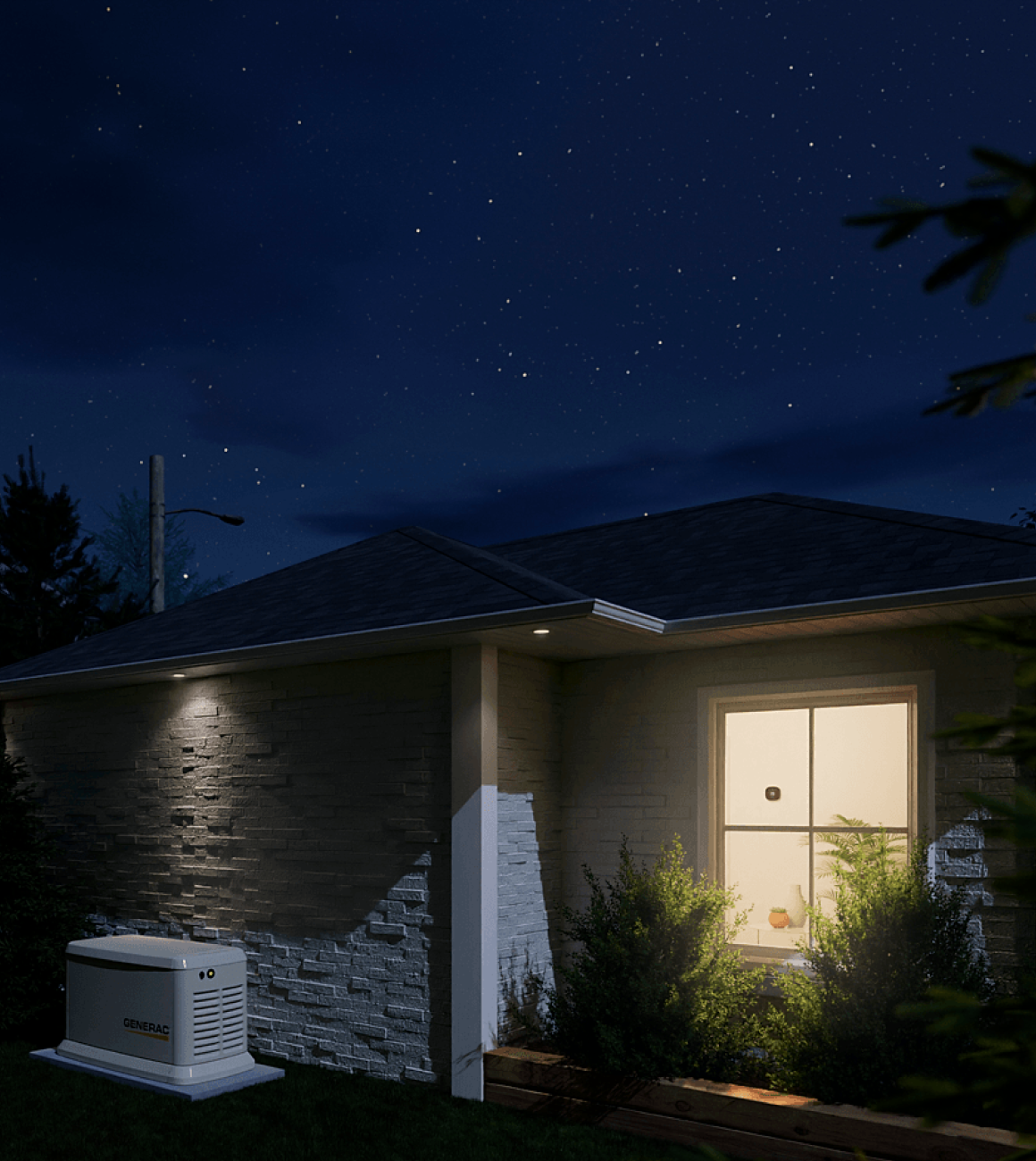 Generador Generac con ecobee