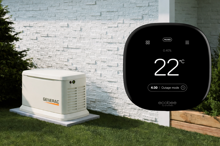 Termostato que extiende la vida del generador